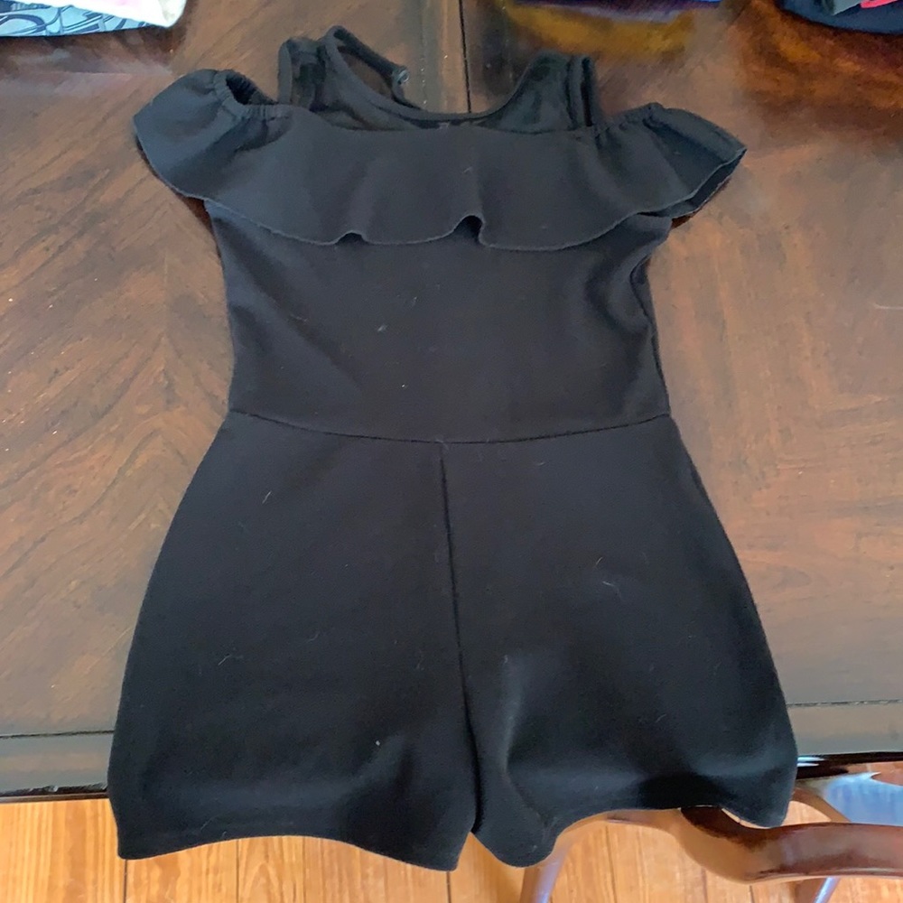 Black romper mesh women’s kids